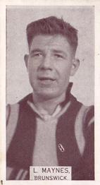 1933 Wills's Victorian Footballers (Small) #138 Leo Maynes Front